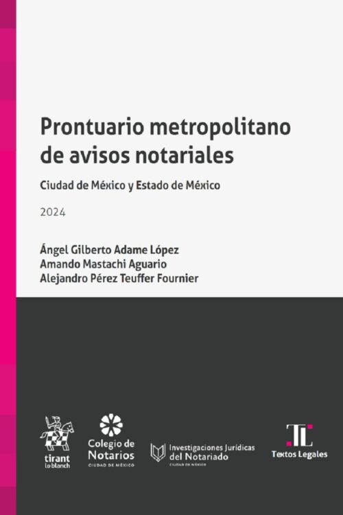 PRONTUARIO METROPOLITANO DE AVISOS NOTARIALES